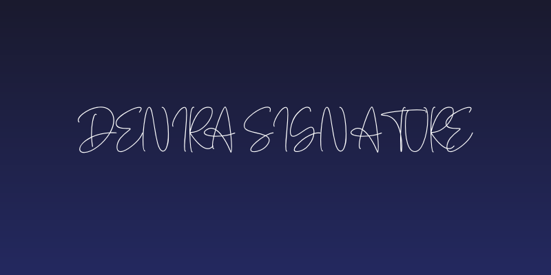 Denira Signature Social Header