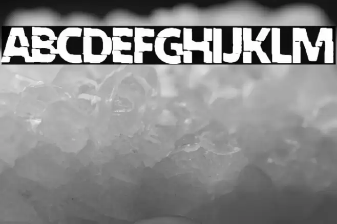 Deniro Glitch Caratteri examples