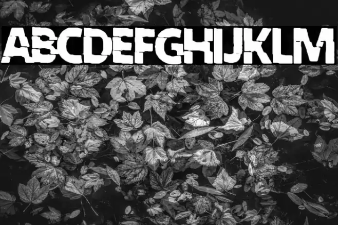 Deniro Glitch Caratteri examples