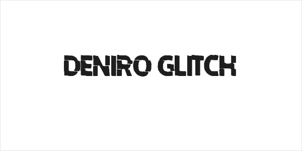 Deniro Glitch Logo