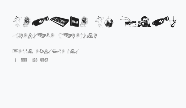 Denise DJ Font Business Card