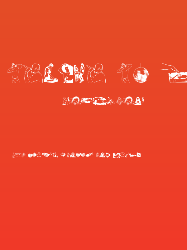 Denise DJ Font Poster