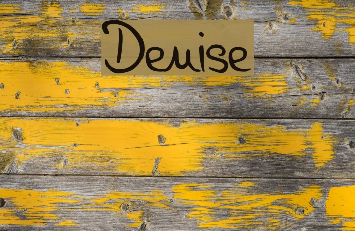 Denise Font examples