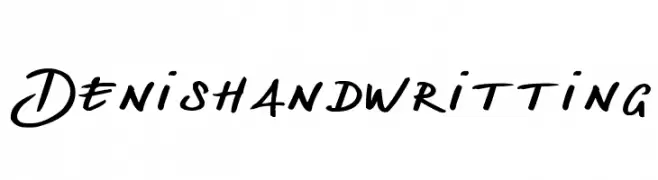 Denishandwritting  免费字体下载