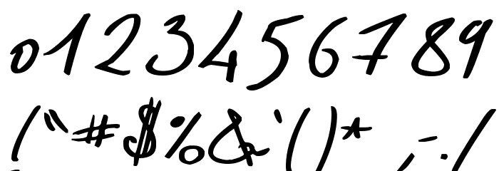Denishandwritting لخطوط تنزيل حرف أخرى