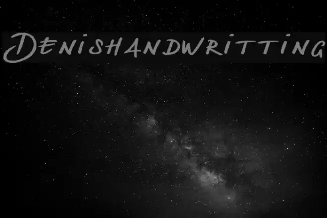 Denishandwritting خط examples