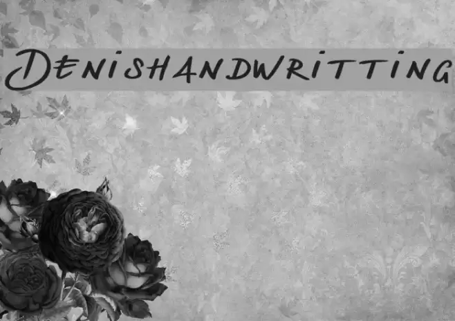 Denishandwritting خط examples