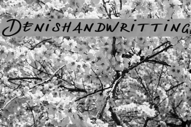 Denishandwritting خط examples