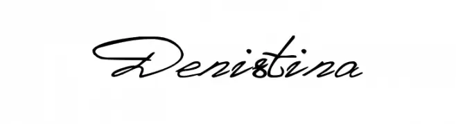Denistina  font caratteri gratis