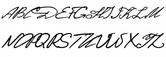 Denistina Font Litere mari