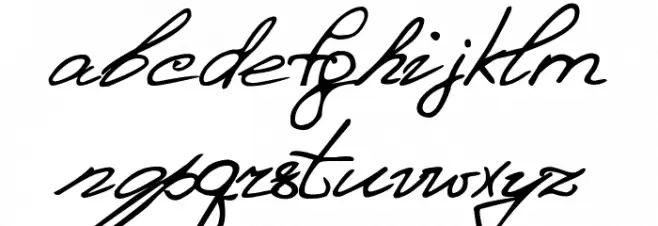 Denistina Font LOWERCASE