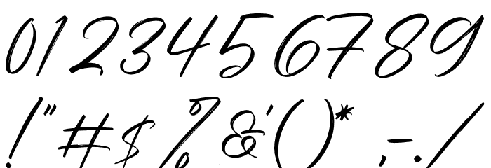 Denjuroo kanthe Font OTHER CHARS