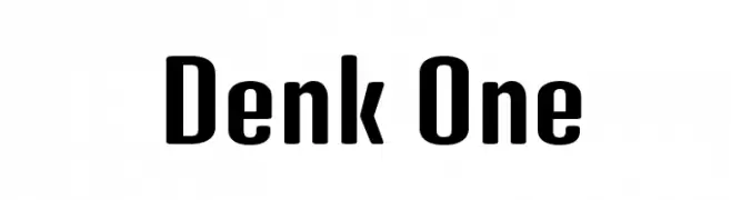 Denk One  免费字体下载