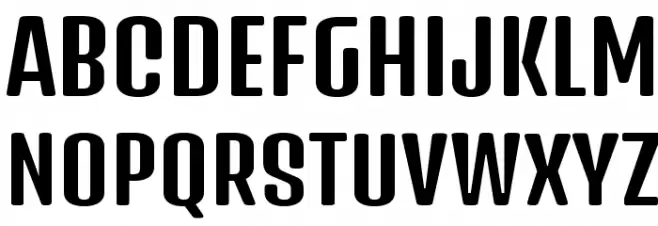 Denk One Шрифта ВЕРХНИЙ