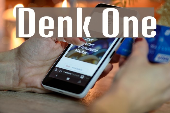Denk One Font examples