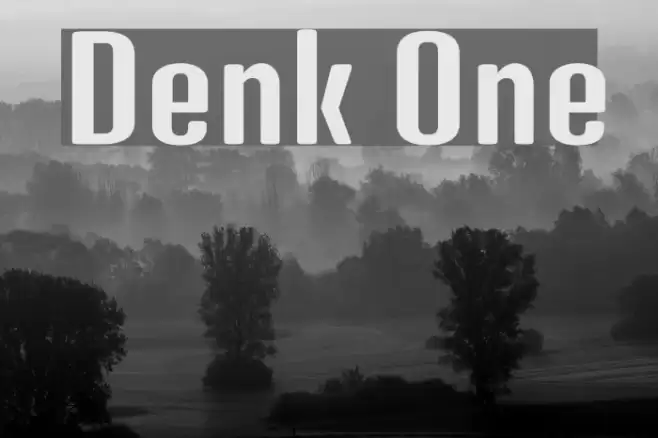 Denk One フォント examples