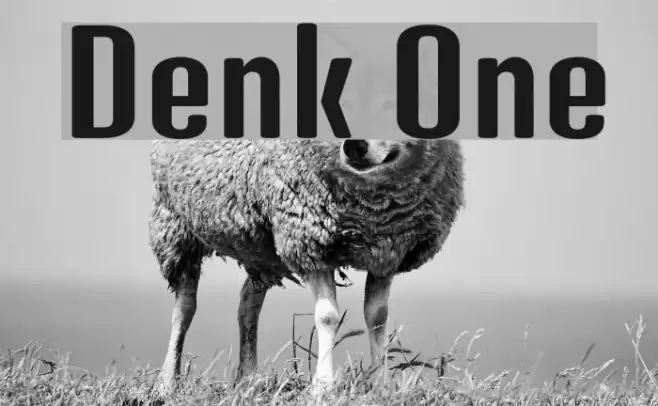 Denk One フォント examples