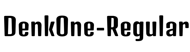 DenkOne-Regular Font