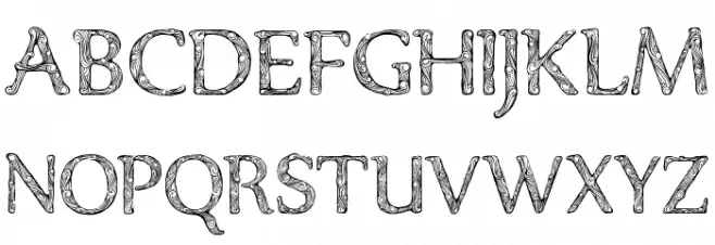 Denka Demo Schriftart Kleinbuchstaben
