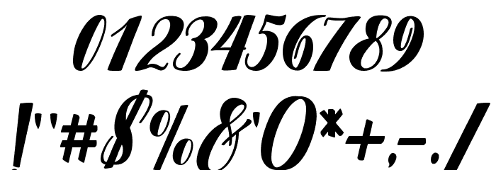 Denmahis Font OTHER CHARS
