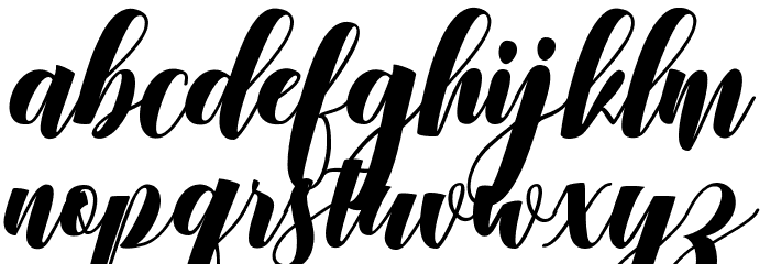Denmahis Font LOWERCASE