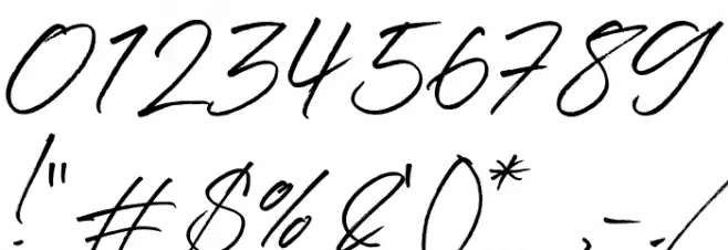 Denmark Font OTHER CHARS