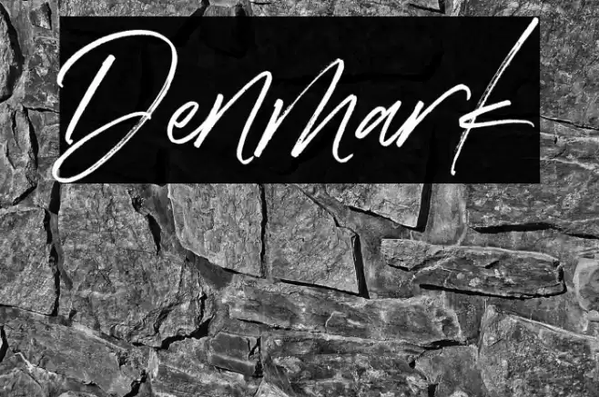 Denmark Font examples