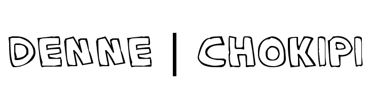Denne | CHOKIPI Font