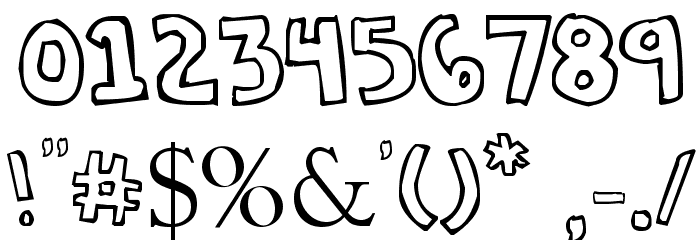 Denne | CHOKIPI Font OTHER CHARS