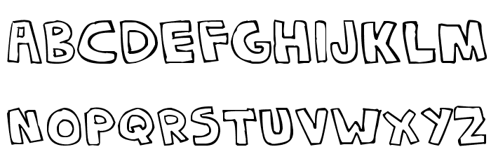 Denne | CHOKIPI Font LOWERCASE