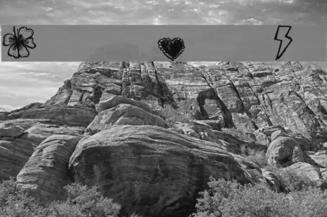 Denne | Pretty Shit Font examples