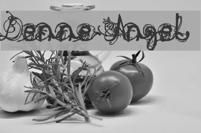 Denne Angel Font examples