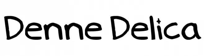 Denne Delica  Frei Schriftart Herunterladen