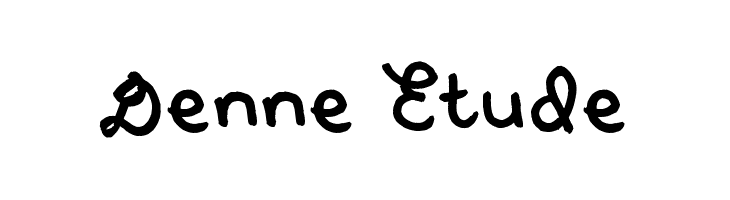 Denne Etude  Descarca Fonturi Gratis
