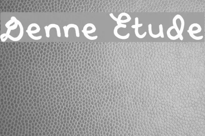 Denne Etude Example 3