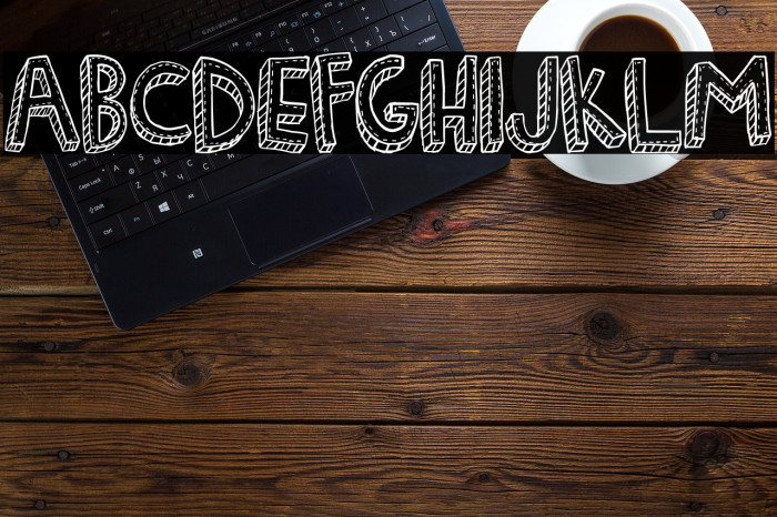 Denne Freakshow Font examples