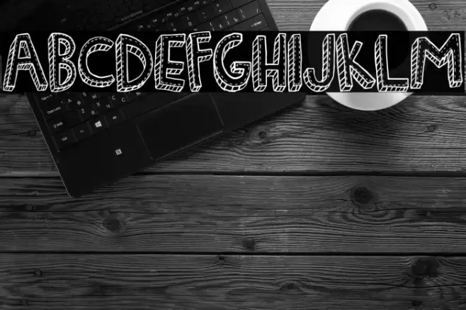 Denne Freakshow Font examples