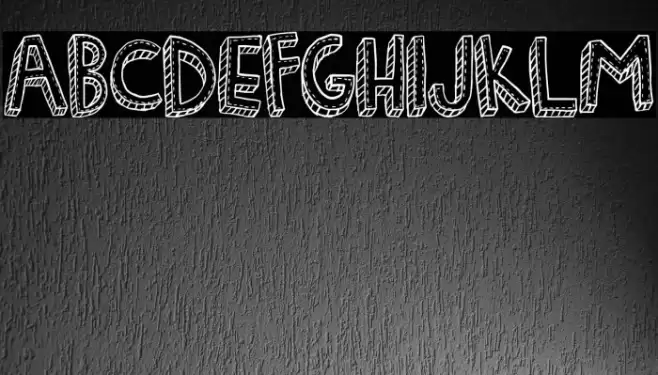 Denne Freakshow Font examples