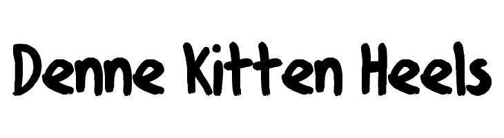 Denne Kitten Heels Font