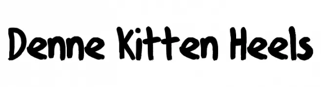 Denne Kitten Heels  Fuentes Gratis Descargar