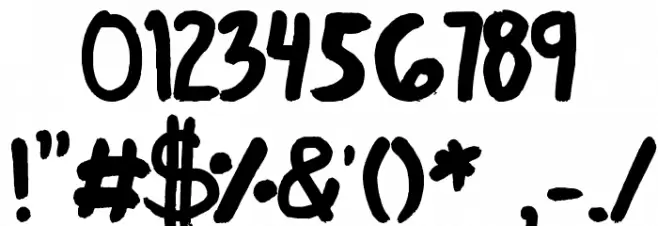 Denne Kitten Heels Font OTHER CHARS