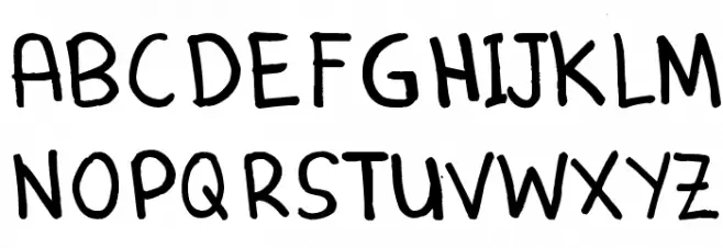 Denne Marker Polices MAJUSCULES