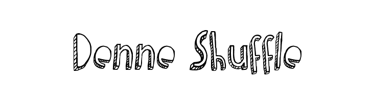 Denne Shuffle Font