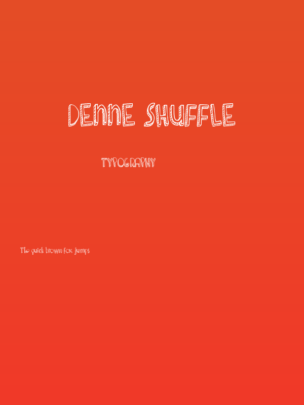 Denne Shuffle Poster