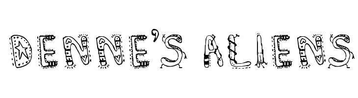 Denne's Aliens Font