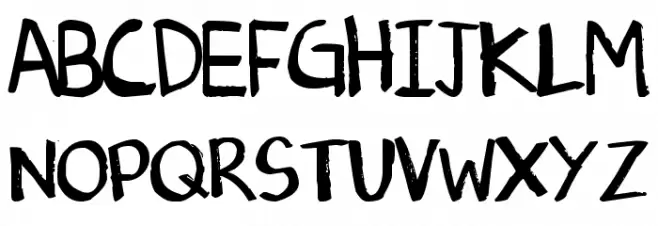 Denne's Old Handwriting Fonte MAIÚSCULAS