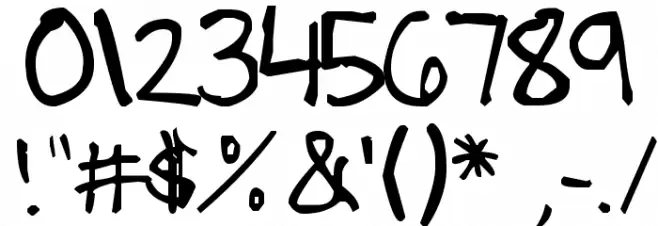 Denne's Summer Font OTHER CHARS