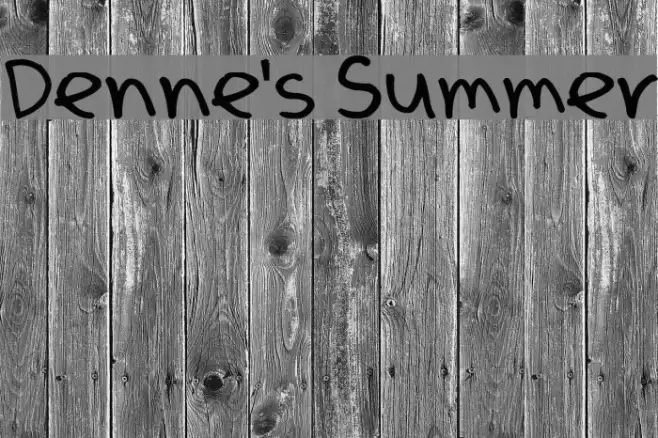 Denne's Summer Example 3