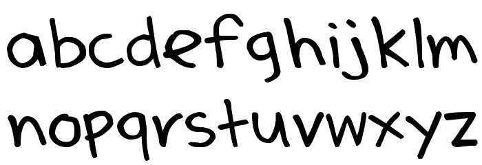 Denne's Summer Font LOWERCASE
