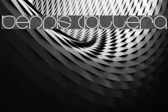 Dennis Vallera Font examples